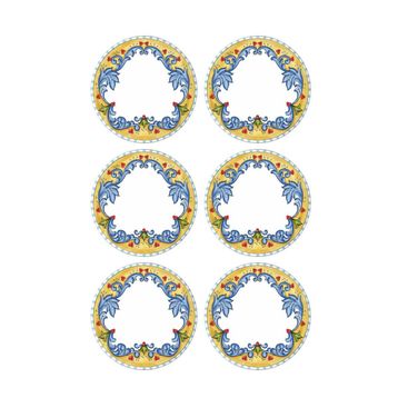 The Mia Limoncello 26 cm 6'lı Servis Tabağı Set