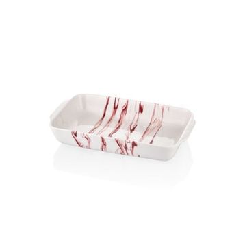 The Mia Lucid Gül Kurusu 20x35x5 cm Fırın Kabı