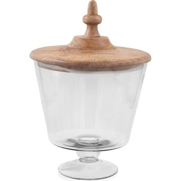The Mia Madera Ayaklı 33x19x19 CM Kurabiye Kavanozu