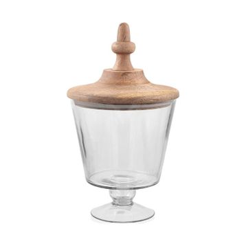 The Mia Madera Ayaklı 33x19x19 CM Kurabiye Kavanozu