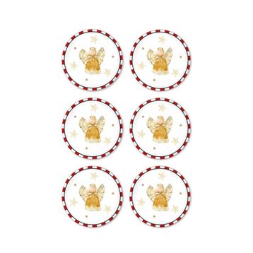 The Mia NEW029 Globe 19 CM 6'lı Set Pasta Tabağı