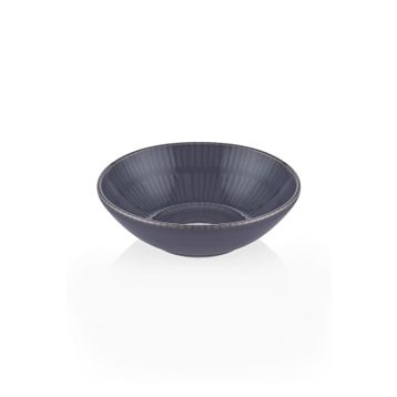 The Mia Noon Gri 15 cm 6'lı Kase Set