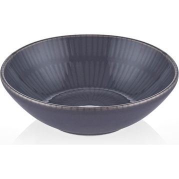 The Mia Noon Gri 15 cm 6'lı Kase Set