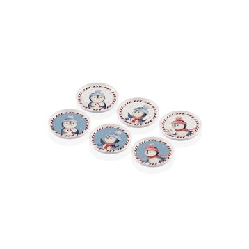 The Mia Penguin 6 Parça 10 CM Çerezlik