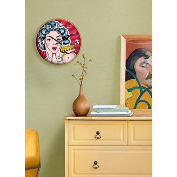 The Mia Popart 30 cm Duvar Saati
