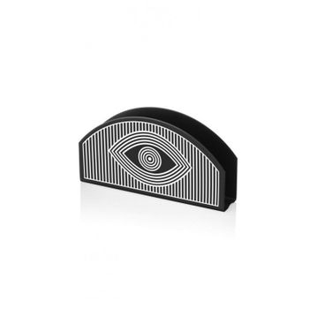 The Mia Siyah Eye 16x8 cm Peçetelik