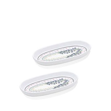The Mia Spring Seramik Oval 2'li Servis Tabağı