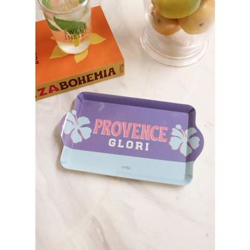 The Mia TPS0063 24x14 cm Lila Provence Mini Tepsi