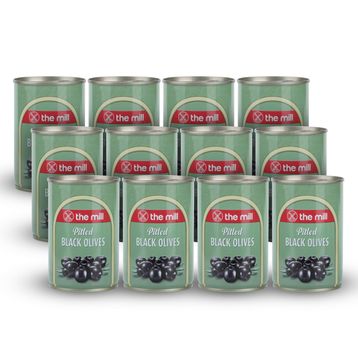 The Mill 300 gr Teneke Çekirdeksiz Siyah Zeytin (12 adet)