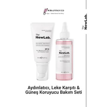 The NewLab Aydınlatıcı Leke Karşıtı ve Güneş Koruyucu Bakım Seti