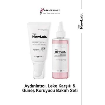 The NewLab Aydınlatıcı Leke Karşıtı ve Güneş Koruyucu Bakım Seti