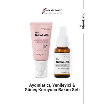 The Newlab Aydınlatıcı Yenileyici Ve Güneş Koruyucu Bakım Seti