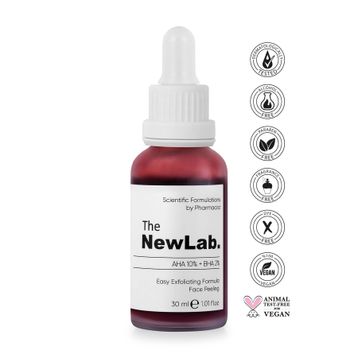 The NewLab Canlandırıcı Cilt Tonu Eşitleyici AHA 10% BHA 2% 30 ml Kırmızı Peeling Serum