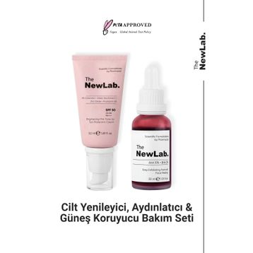 The NewLab Cilt Yenileyici Aydınlatıcı ve Güneş Koruyucu Bakım Seti