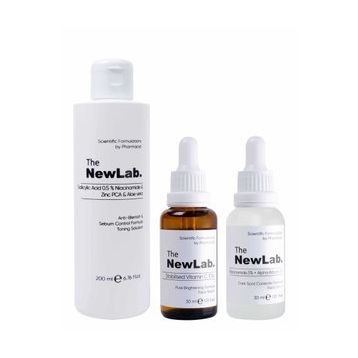 The NewLab Leke Önleyici Aydınlatıcı ve Gözenek Sıkılaştırıcı Cilt Bakım Seti