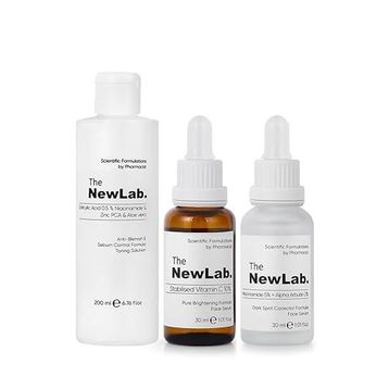 The NewLab Leke Önleyici Aydınlatıcı ve Gözenek Sıkılaştırıcı Cilt Bakım Seti