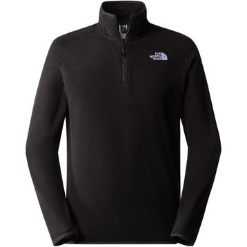 The North Face 100 Glacier 1/4 Zip Erkek Siyah Sweatshirt