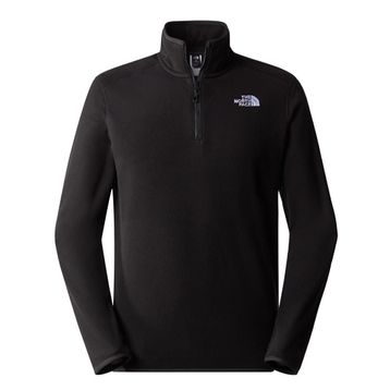 The North Face 100 Glacier 1/4 Zip Erkek Siyah Sweatshirt