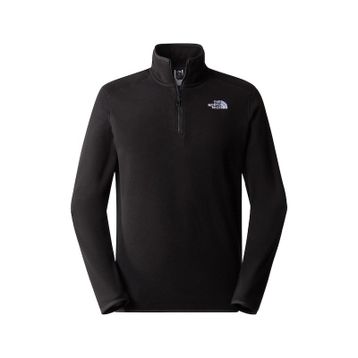 The North Face 100 Glacier 1/4 Zip Erkek Siyah Sweatshirt