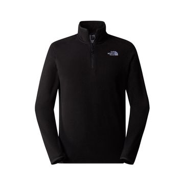 The North Face 100 Glacier 1/4 Zip Erkek Siyah Sweatshirt