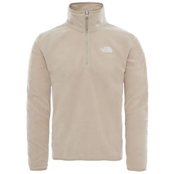 The North Face 100 Glacier Erkek Sweatshirt Bej