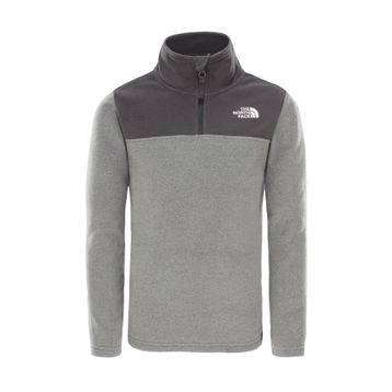 The North Face Glacier 1/4 Zip Gri Çocuk Polar