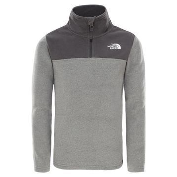 The North Face Glacier 1/4 Zip Gri Çocuk Polar