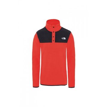 The North Face Kapüşonlu Siyah Kırmızı Kadın Sweatshirt