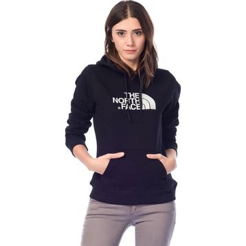 The North Face Kapüşonlu Siyah Kırmızı Kadın Sweatshirt