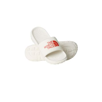 The North Face Never Stop Cush Slide NF0A8A90L7I1 White Dune/Lava Red Beyaz Kırmızı Erkek Terlik