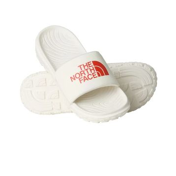 The North Face Never Stop Cush Slide NF0A8A90L7I1 White Dune/Lava Red Beyaz Kırmızı Erkek Terlik