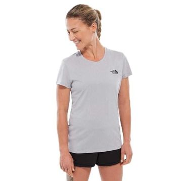 The North Face NF00CE0TDYX1 Reaxion Amp Crew Eu Gri Kadın T-shirt