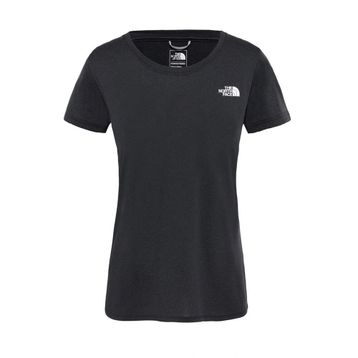 The North Face NF00CE0TKS71 W Reaxıon Amp Crew - Eu Siyah Kadın T-shirt