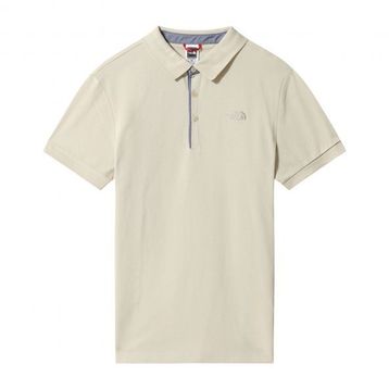 The North Face NF00CEV43X41 Premium Erkek Krem Polo Tişört