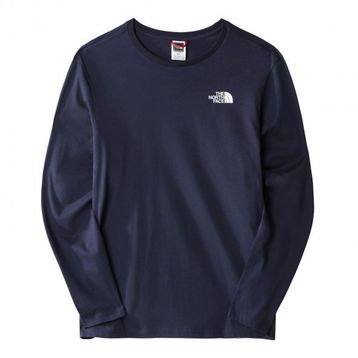The North Face NF0A2TX18K21 Lacivert M L/S Easy Tee Erkek Günlük Tişört