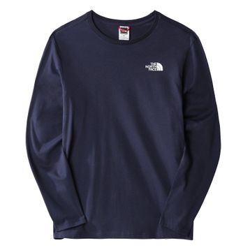 The North Face NF0A2TX18K21 Lacivert M L/S Easy Tee Erkek Günlük Tişört
