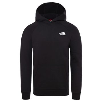 The North Face NF0A2ZWUKY41 M Raglan Redbox Hoodie Siyah Erkek Outdoor Mont