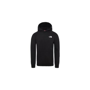 The North Face NF0A2ZWUKY41 M Raglan Redbox Hoodie Siyah Erkek Outdoor Mont