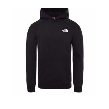 The North Face NF0A2ZWUKY41 M Raglan Redbox Hoodie Siyah Erkek Outdoor Mont