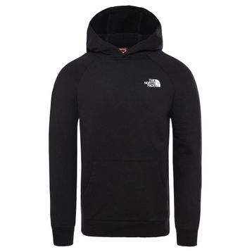 The North Face NF0A2ZWUKY41 M Raglan Redbox Hoodie Siyah Erkek Outdoor Mont