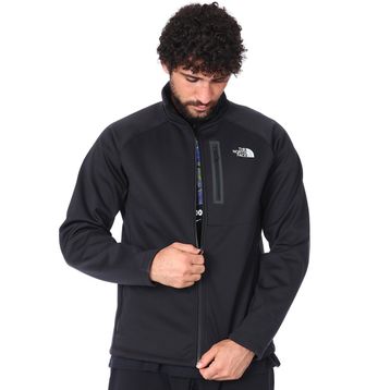 The North Face NF0A3BRHJK31 Softshell Canyonlands Siyah Dik Yaka Erkek Ceket