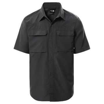 The North Face NF0A4T180C51 M L/S Sequoia Shirt Erkek Gri Outdoor Gömlek
