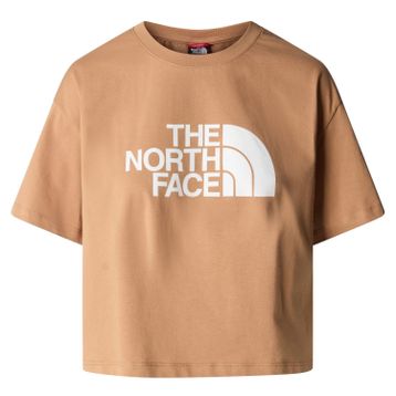 The North Face NF0A4T1RKOL1 W Ss Cropped Easy Tee Kahverengi Kadın T-shirt