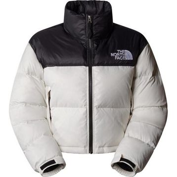 The North Face NF0A5GGEROU1 Krem W Nuptse Short Kadın Outdoor Montu