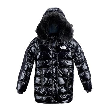 The North Face NF0A7UNCJK3 Siyah Jr North Down Long Kız Çocuk Mont