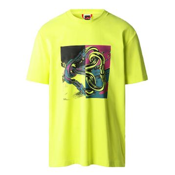 The North Face NF0A823Y8NT1 M Graphic 2 Yeşil Erkek T-Shirt