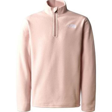 The North Face NF0A82D1LK61 Teen Glacier Fleece Yarım Fermuar Pembe Erkek Polar