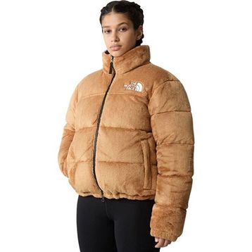 The North Face NF0A84F9I0J1 W Versa Velour Nuptse 600 Dolgu Kaz Tüyü Kahverengi Outdoor Kadın Montu