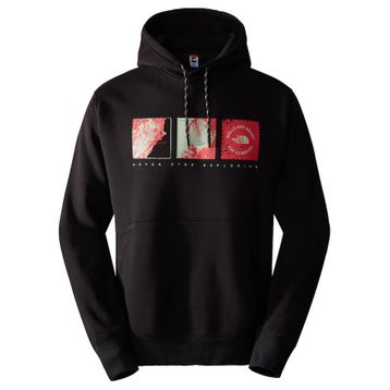The North Face NF0A8522JK31 Siyah M Outdoor Graphic Hoodie Erkek Outdoor Sweatshirts