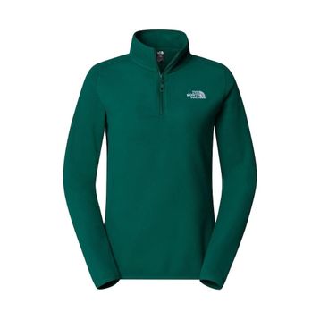 The North Face NF0A855M4HP1 W 100 Glacier 1/4 Zip Beyaz Kadın Polar Sweatshirt